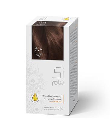 کیت رنگ مو زی فام شماره 6.8