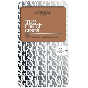 کرم پودر فشرده لورآل سری True Match Genius شماره 4N 