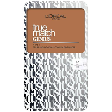 کرم پودر فشرده لورآل سری True Match Genius شماره 5N 
