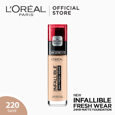 کرم پودر اینفائیبل 24 ساعته لورآل شماره 220